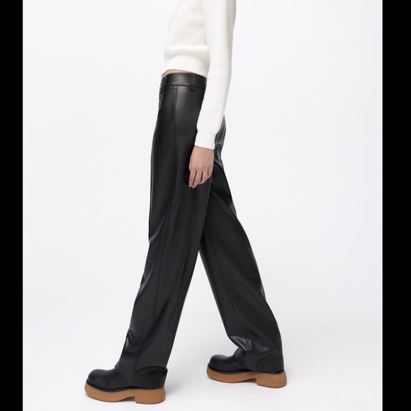 Zara Pants - Zara - Francoise Pants Full Length Faux Leather